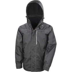 Result Herren Workwear Jacke in Denim Struktur Winter-Jacke R326X