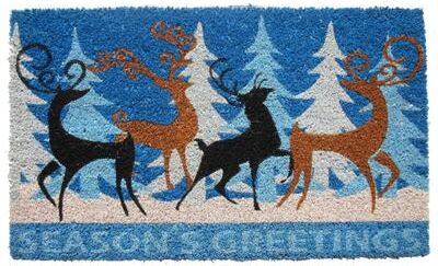 Coir Deers Family Doormat