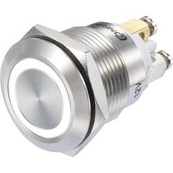 TRU COMPONENTS 1273006 GQ19F-10E/W/12V/S Drucktaster 48 V/DC 2 A 1 x Ein/(Ein) tastend Weiß IP65 1 St.