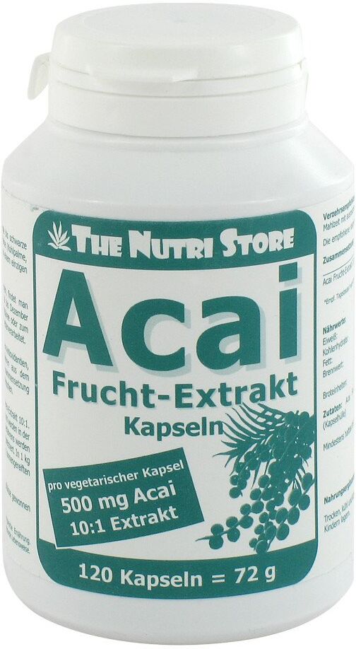 Acai Frucht Extrakt 500 mg vegetarische Kapseln