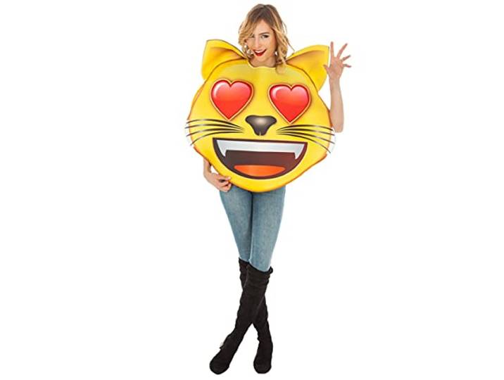 Kostuum emoji, kat, hart
