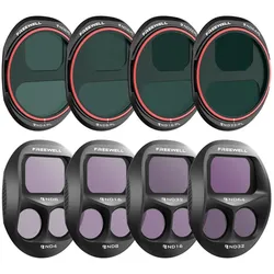 Freewell Split Filters All Day (Drohnen Filter, Dji Mavic 4 Pro), Drohne Zubehör, Schwarz
