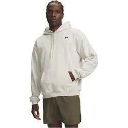 UNDER ARMOUR Icon Heavyweight Terry Hoodie Herren 110 - summit white/ultimate black L