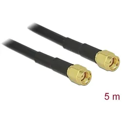 DELOCK Antennenkabel RP-SMA ST > RP-SMA ST LMR195 5,0m