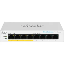 Cisco CBS110-8PP-D-EU (8 Ports), Netzwerk Switch, Grau
