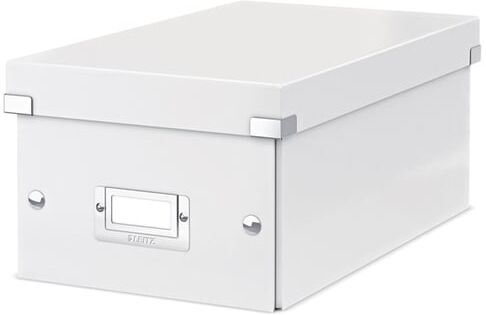 Leitz 6042 Caixa de Armazemento DVDs Blanca   Para 20 DVDs