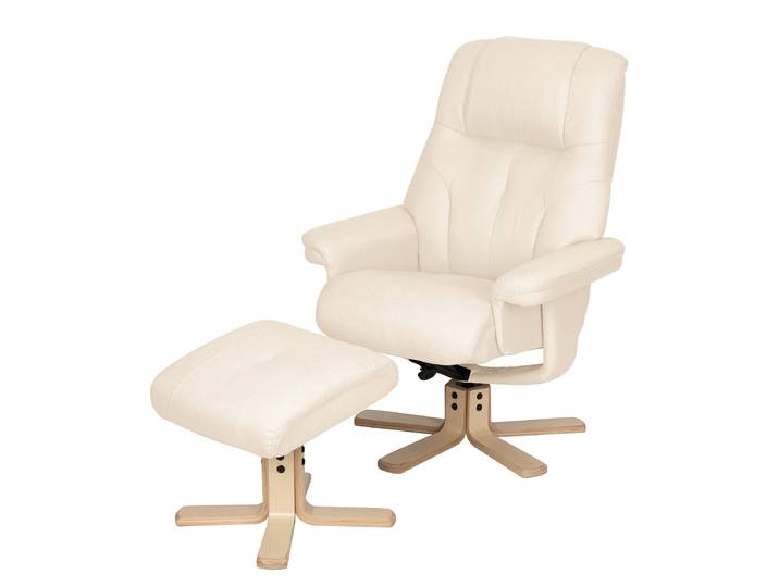 Relaxsessel Beige Webstoff Lona 81 x 109 x 80cm