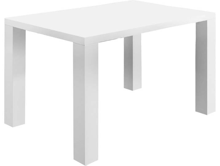 Esstisch SALESFEVER Esbjerg - Stilvoller Tisch , weiß, B:120cm H:76cm T:80cm, Tische, Esstisch, Eleganter Hochglanz für anspruchsvolle Ästhetik