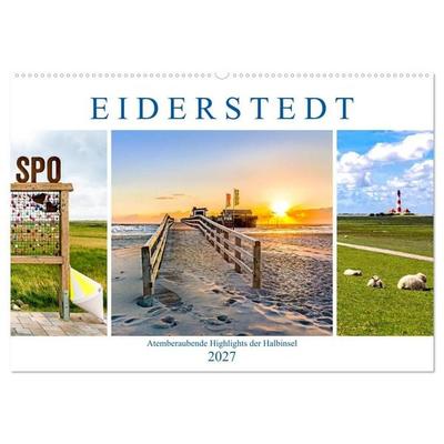 EIDERSTEDT-HIGHLIGHTS (Wandkalender 2027 DIN A2 quer), CALVENDO Monatskalender