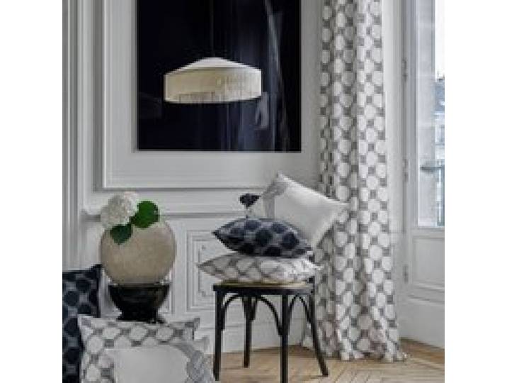 Lot de 2 rideaux coton lin Grand Hôtel