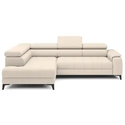 Ecksofa Chivas Stoff Pearl