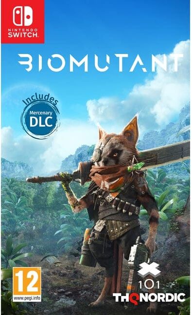 THQ NORDIC GMBH Biomutant Nintendo Switch with Mercenary Loadout DLC (Game Cartridge) Action Game
