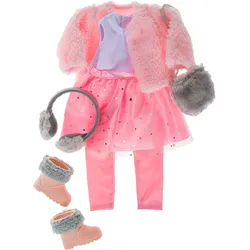Modern Girl! Outfit Pink Glitzer, 45 cm