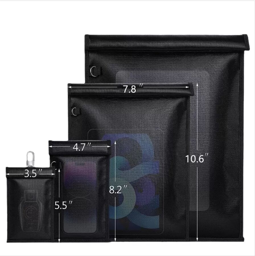 INF RFID Signal Blocking Beutel 5er-Set: Sichern Sie Ihre Geräte und Daten