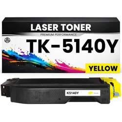 Toner TK-5140Y Gelb für Kyocera TK5140Y Premium Alternative Günstig für ECOSYS M6030cdn M6530cdn P6130cdn Yellow TK5140 TK 5140