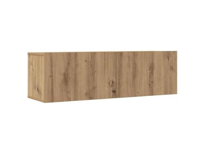 vidaXL Tv-meubels 2 st wandgemonteerd 100x30x30 cm artisanaal eiken
