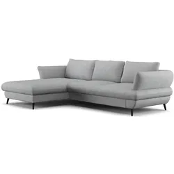 COTTA Ecksofa mit Funktion Balou Stoff Light Grey