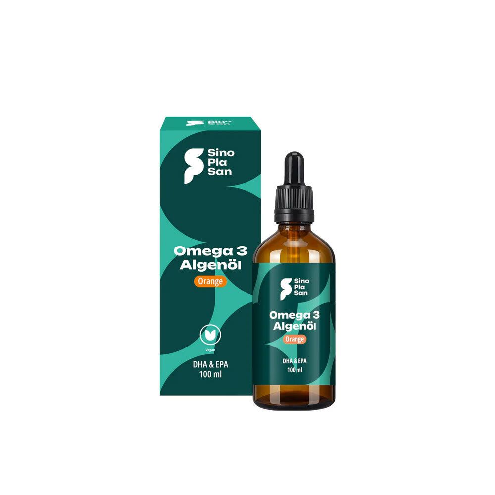 Omega-3 Algenöl DHA 300 mg+EPA 150 mg 100 ml Öl