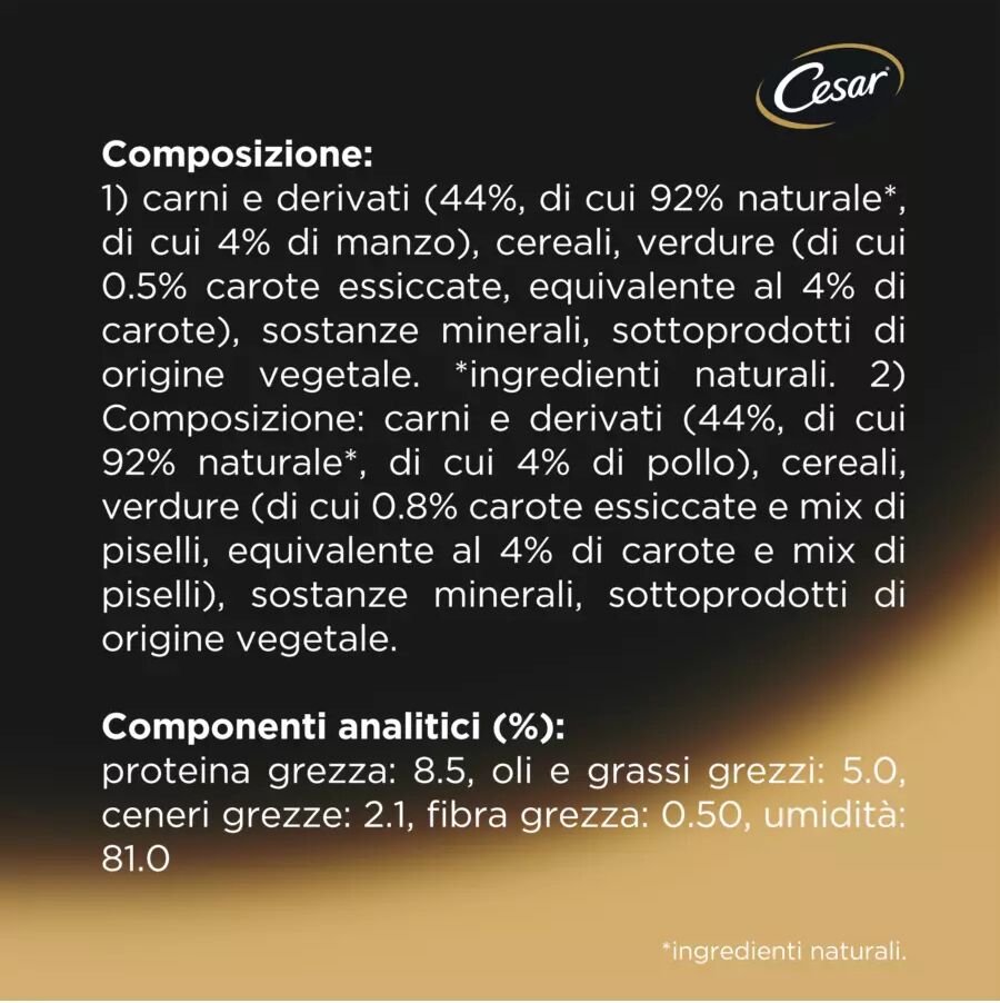 CESAR DELIZIE DEL GIORNO SELEZIONE IN SALSA 100GR