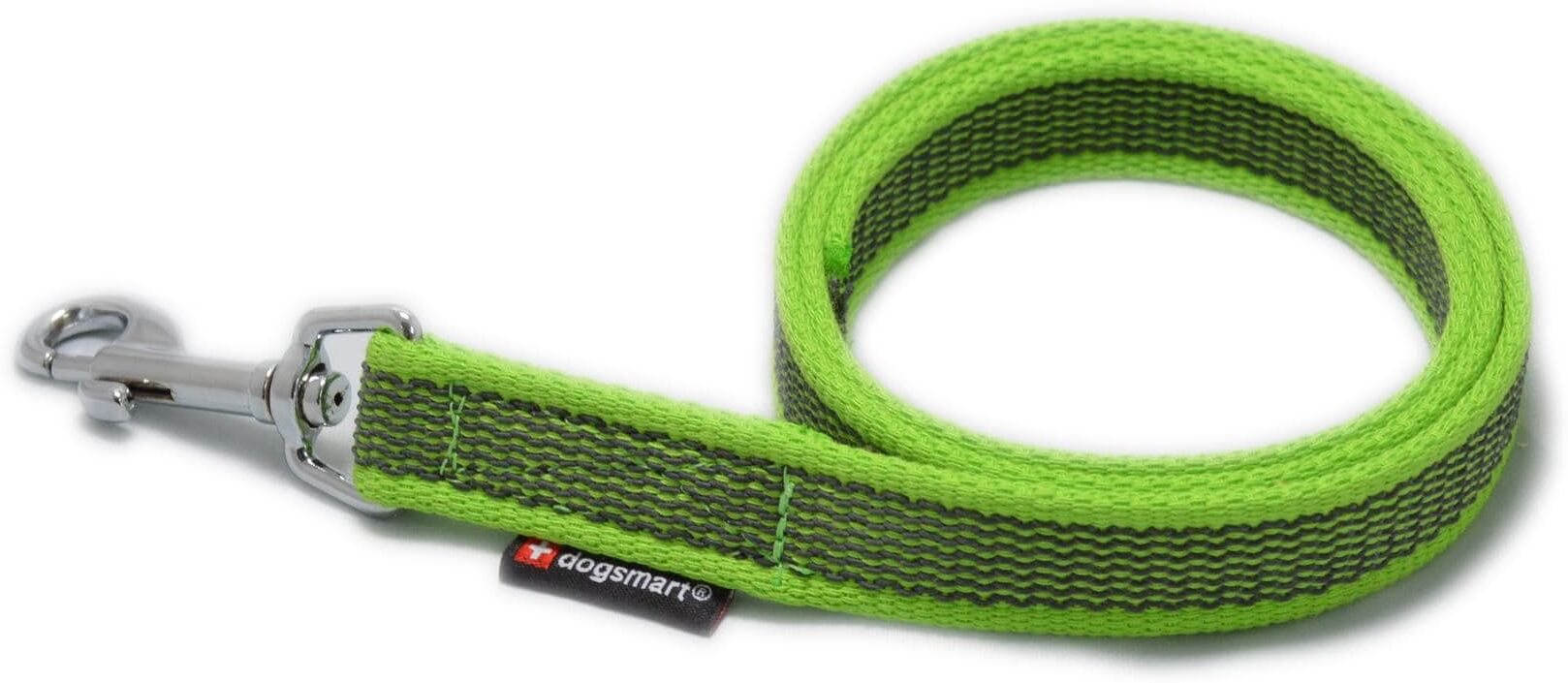 Hundeleine "gummiert 6 m / 20 mm mit Handschlaufe", grün (hellgrün a grundfarbe 2 hell), B:2cm L:6m, Polyester, Leinen, Hundeleine hellgrün a grundfarbe 2 hell L/B: 6m x 2cm