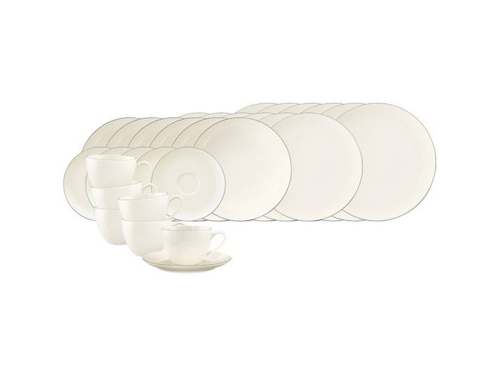 KOMBISERVICE Savona Grey Line creme 30-tlg.