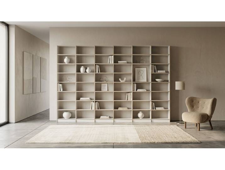 Bücherregal aus Multiplex Multiplex Multiplex Weiß