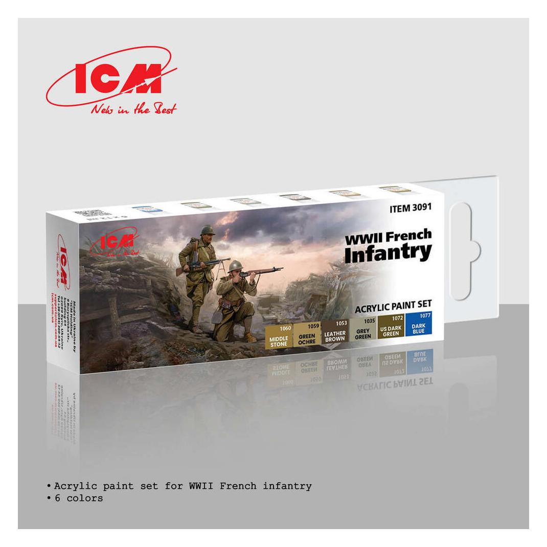 ICM WWII French infantry (3091)