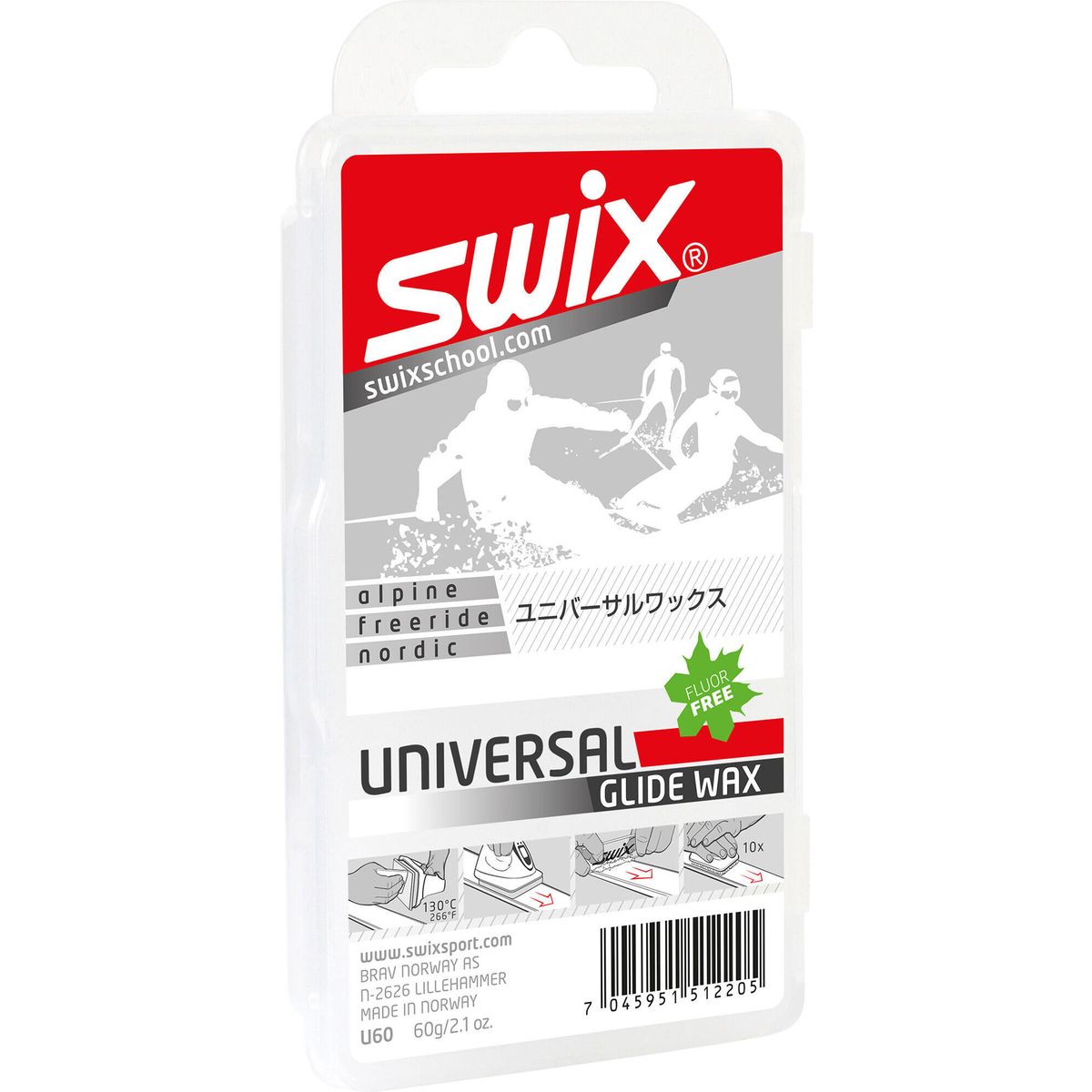Swix U60 Universal Wax, 60g u60 universal wax 60g (U60)