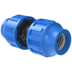 KIRCHHOFF Verbindungsstück 20 x 20 mm für HDPE Bewässerungssystem, Gartenbewässerung in Trinkwasserqualität Made in EU