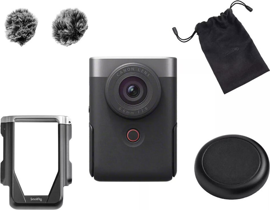 Canon PowerShot V10 uitgebreide vlogging-kit, 20 MP, 4K Ultra HD, zilver