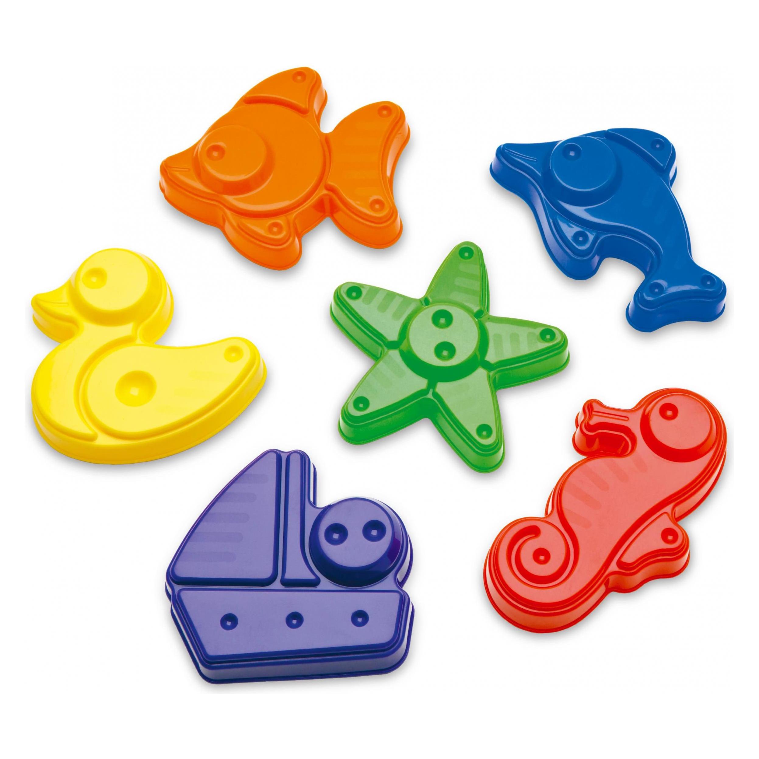 Plasto Set mit 6 grossen Formen 9-12 cm (2441000)