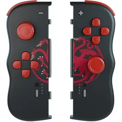 Lexip PIXMINDS X GAME OF THRONES Twinpads Cntrlr, X (Switch, Switch OLED), Gaming Controller, Schwarz, Mehrfarbig, Rot