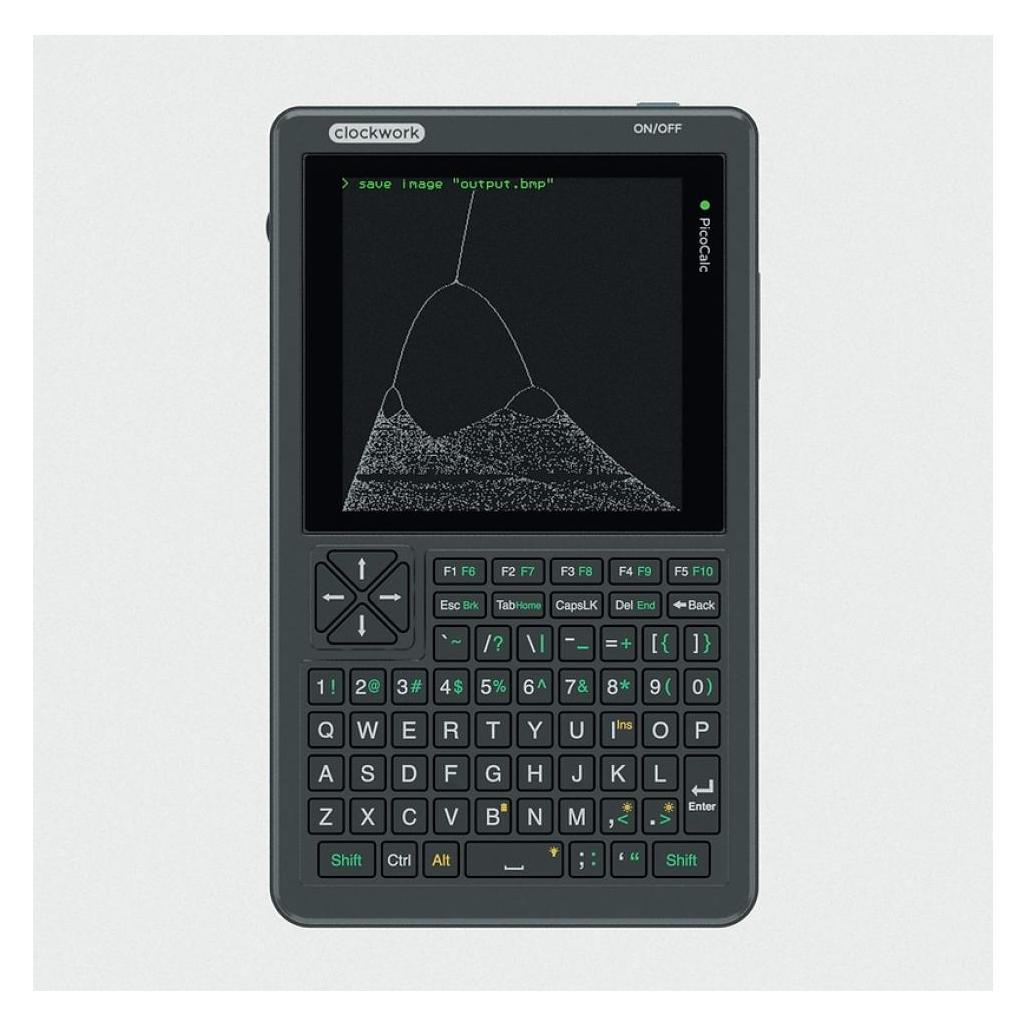 Clockwork PicoCalc Kit Open-Source Handheld mit Raspberry Pi Pico H (PC_KIT)