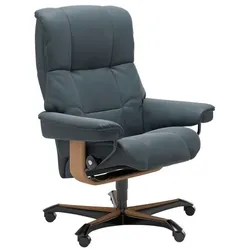 Stressless Bürostuhl Mayfair Office Leder Blau Batick Atlantic Blue