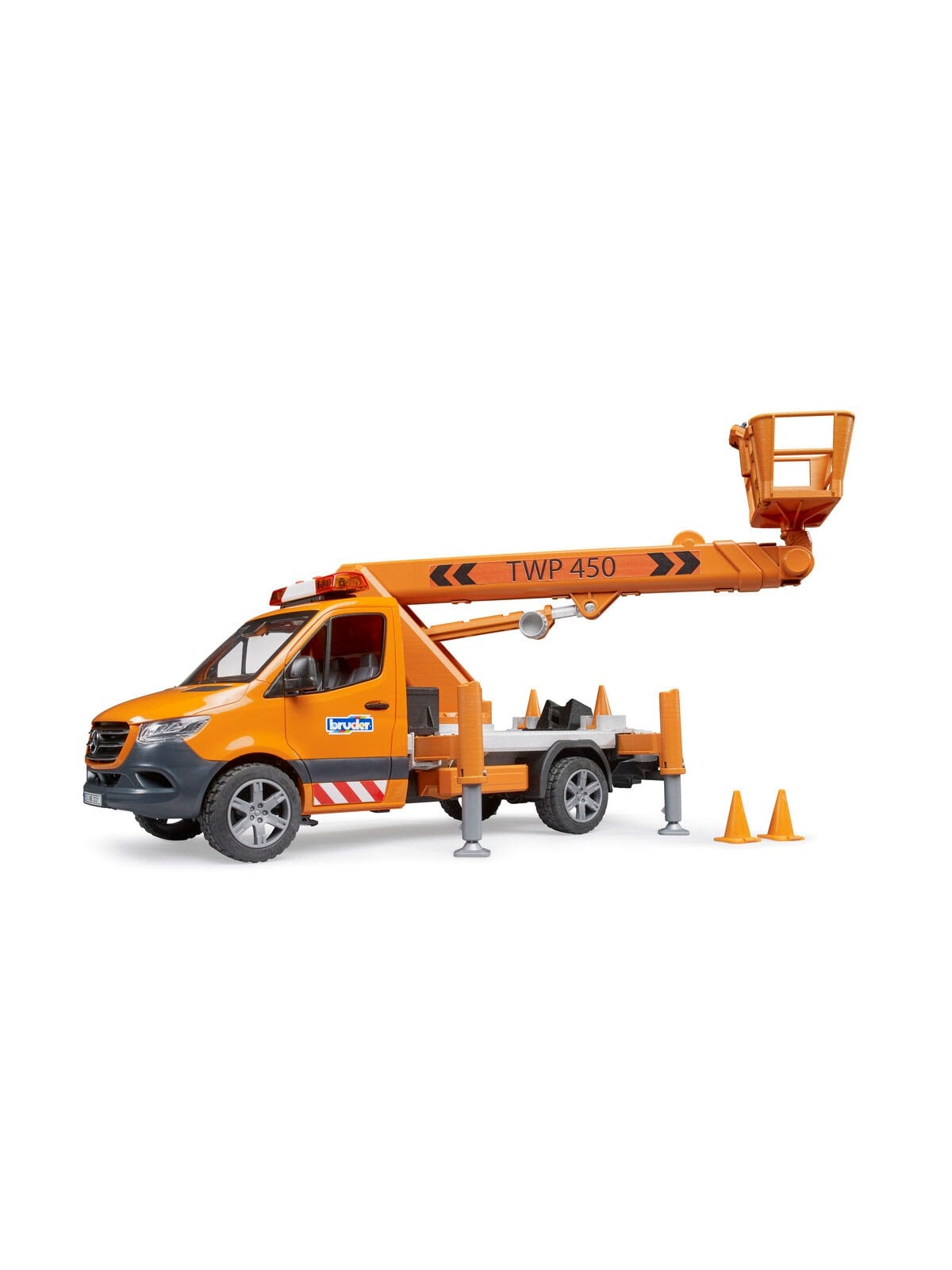 Bruder Mercedes-Benz Sprinter mit Arbeitsbühne und L&S Spielzeug