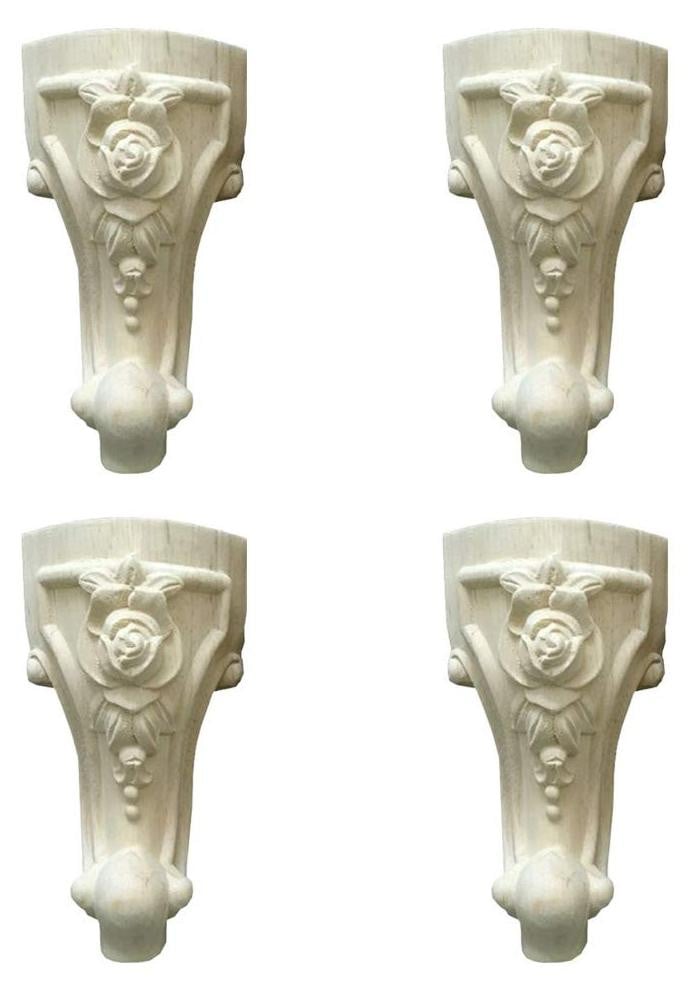Set van 4 houten meubelpoten voor meubels