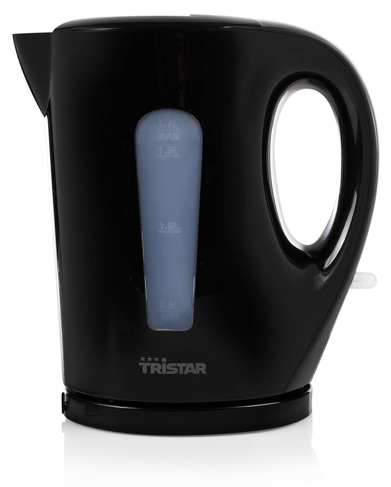 Tristar WK-3384 Waterkoker, 1,7 liter, 2200 watt, zwart, kunststof, met waterniveau-indicator