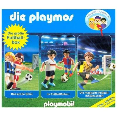 Die Playmos - Das Original Playmobil Hörspiel: Die große Fußball-Box - Simon X. Rost,Florian Fickel,David Bredel, CD, 4260229662274