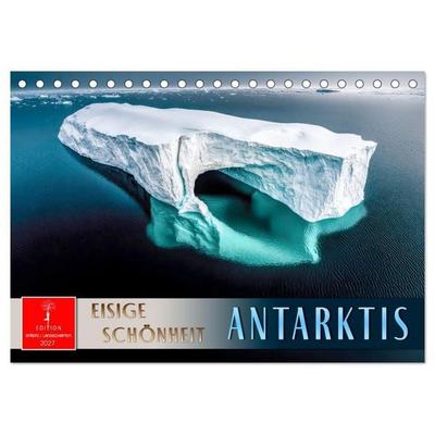 Antarktis - eisige Schönheit (Tischkalender 2027 DIN A5 quer), CALVENDO Monatskalender
