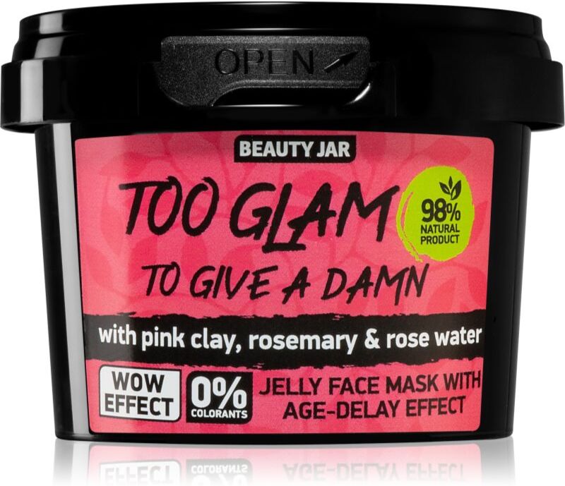 Beauty Jar Too Glam To Give A Damn Gel Mask to treat the first signs of skin ageing 120 g