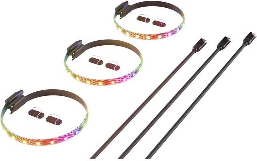 HYTE LS10 qRGB LED-strip, set van 3