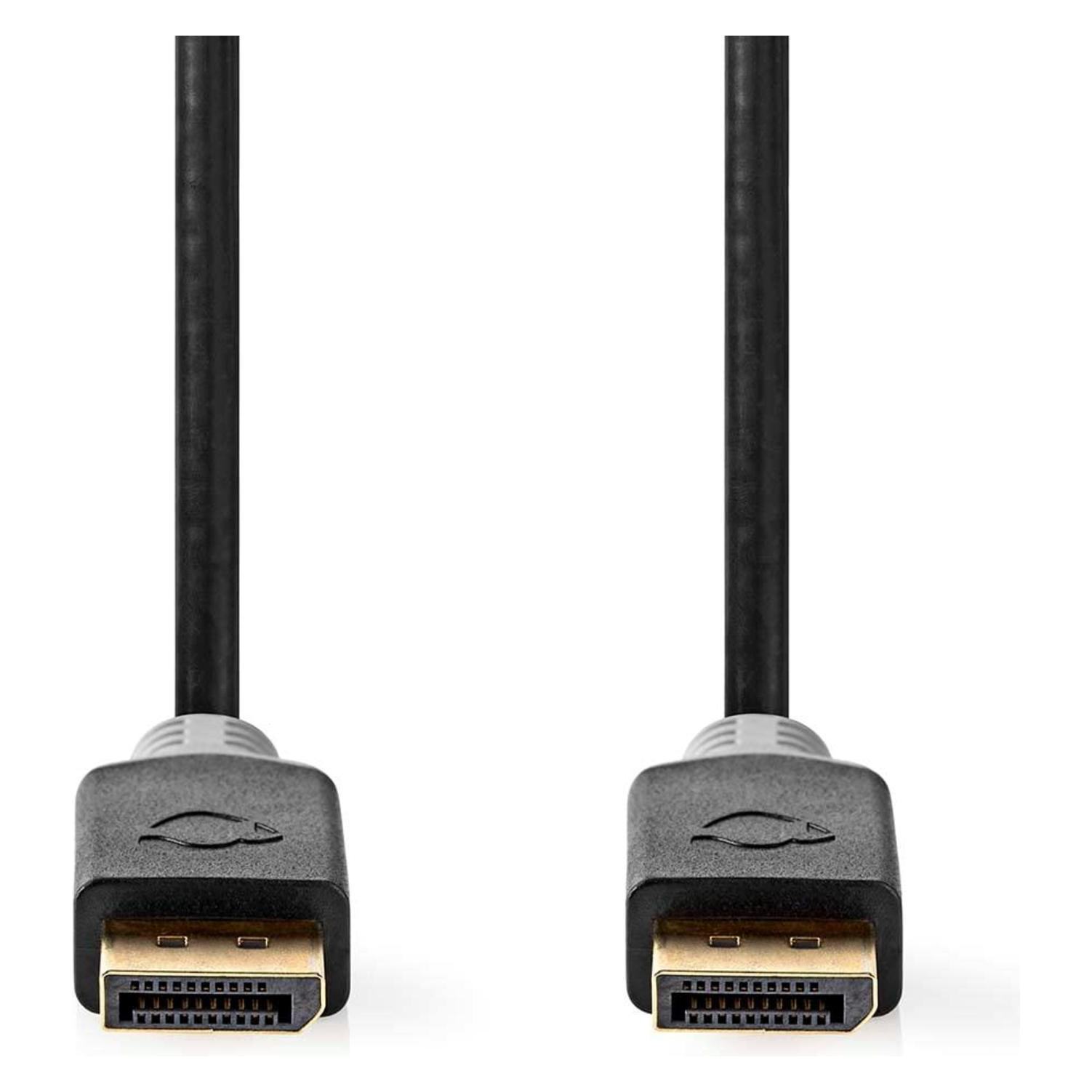 Nedis CCBW37014AT20. Kabellänge: 2 m, Anschluss 1: DisplayPort, Anschluss 2: DisplayPort. Menge pro Packun (2 m) (CCBW37014AT20)