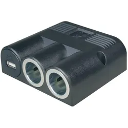 ProCar AufbauPower Deifachsteckdose USB und Steckdosen, Auto Adapter