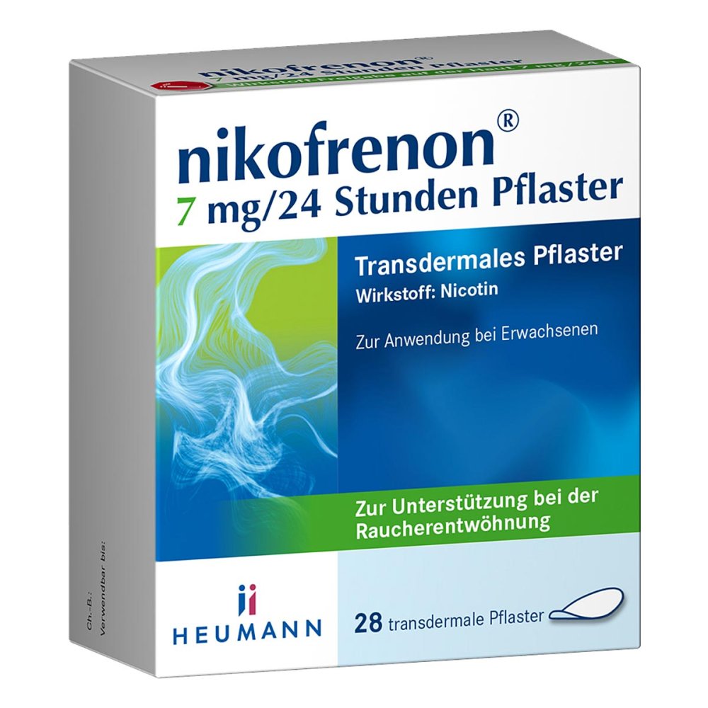 HEUMANN PHARMA GmbH & Co. Generica KG Nikofrenon 7 mg/24 Stunden Pflaster 15993225