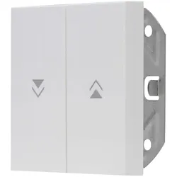 Kopp 490388008 HK07 - Flächendoppelwippe mit Pfeilsymbol, Farbe: reinweiß