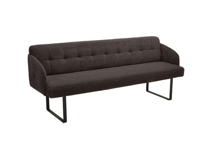 Musterring Sitzbank, Mokka, Metall, 2,5-Sitzer, 217x85x69 cm, Esszimmer, Bänke, Sitzbänke