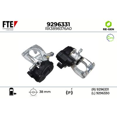 FTE Bremssattel 9296331 Hinterachse rechts für NISSAN