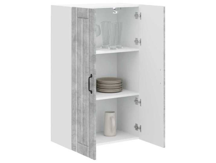 (Vente Chaude)Armoire de cuisine - CLOUD - Placard/BUFFET de cuisine Armoire de base Gris béton 60x31x100 cm 1386844