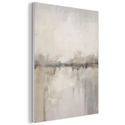 AKUSTIKBILD Moderne Kunst - Abstrakt - Beige Wandbilder 60x80 cm