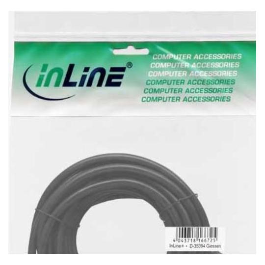 InLine Schutzkontakt-Verlängerung ST / BU (10 m, CEE 7/3) (16410)
